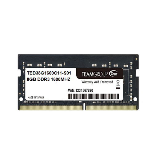Memoria RAM Team Group Elite 8GB T19D3S05H41160 (SO-DIMM DDR3L-1600)