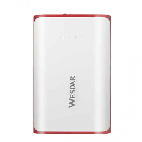 Power Bank Wesdar S13 6000mha Red
