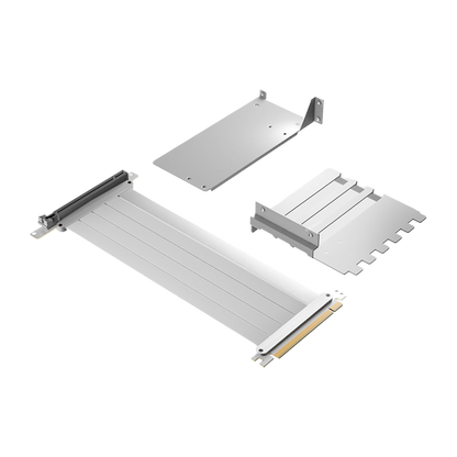 Cable Antec Riser PCI-E 4.0 con Soporte 200mm White