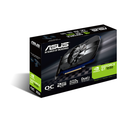 Tarjeta de Video Asus Phoenix GeForce GT 1030 OC edition 2GB