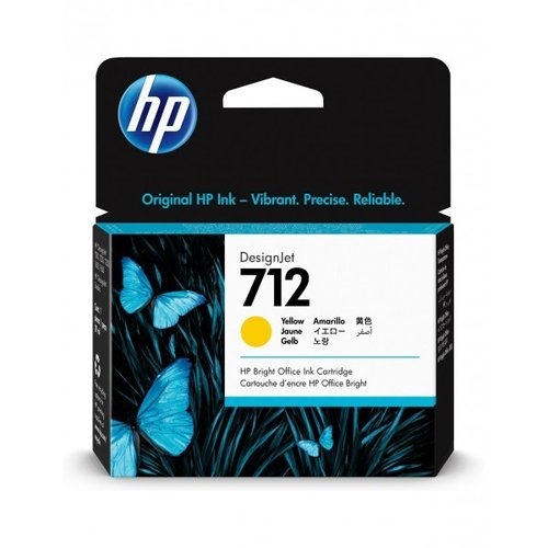 HP CARTRIDGE 712 YELLOW 29ML
